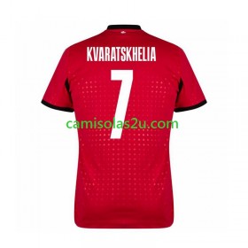 Camisolas de futebol Georgia Kvaratskhelia 7 Equipamento 3ª Euro 2024 Manga Curta